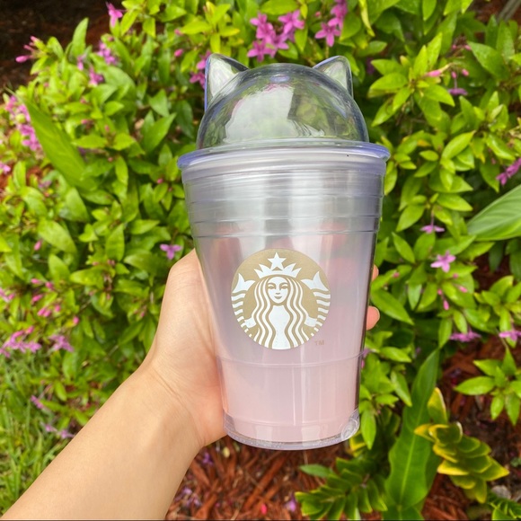 Starbucks Other - Starbucks Limited Edition Cherry Pink Cat Ear Cup